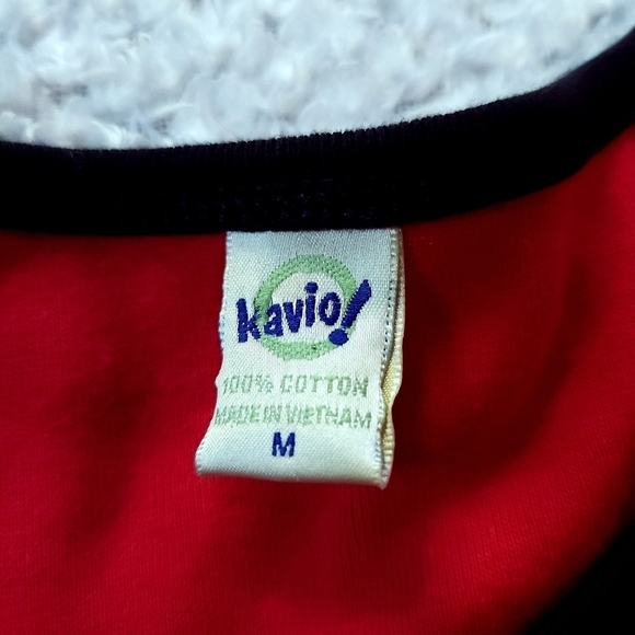 2000s Mac Tools Racing Flame Fitted Top sz M - Picture 5 of 6